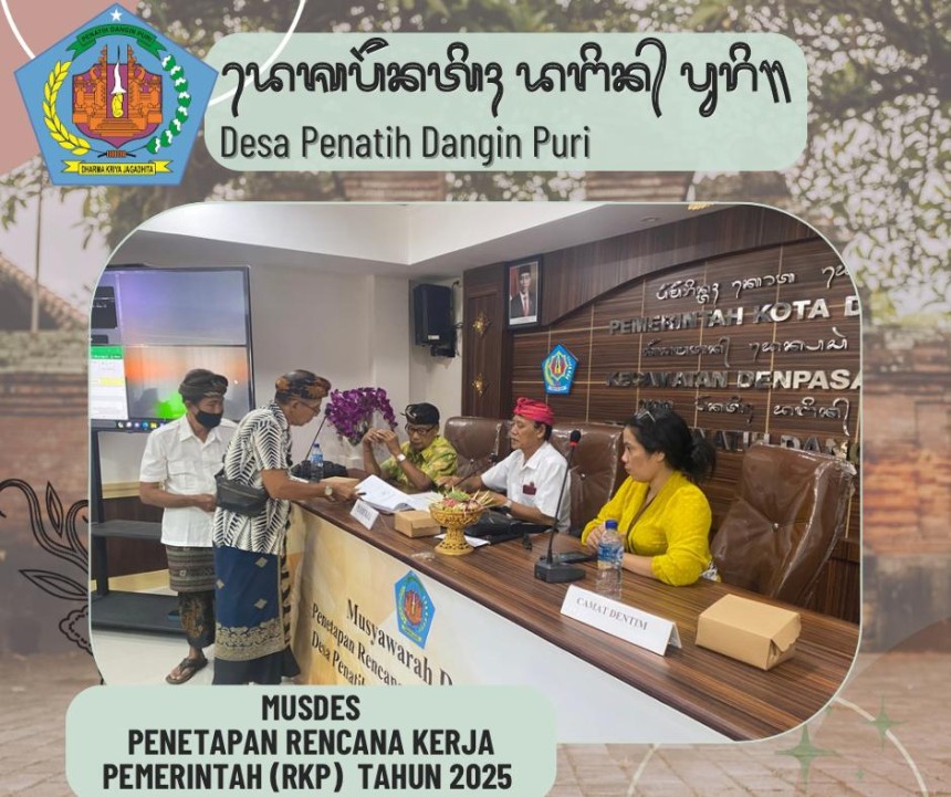 MUSDES PENETAPAN RKP TAHUN 2025