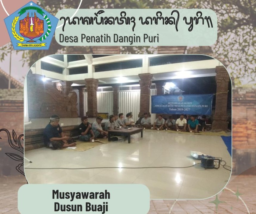 Musyawarah Dusun Buaji