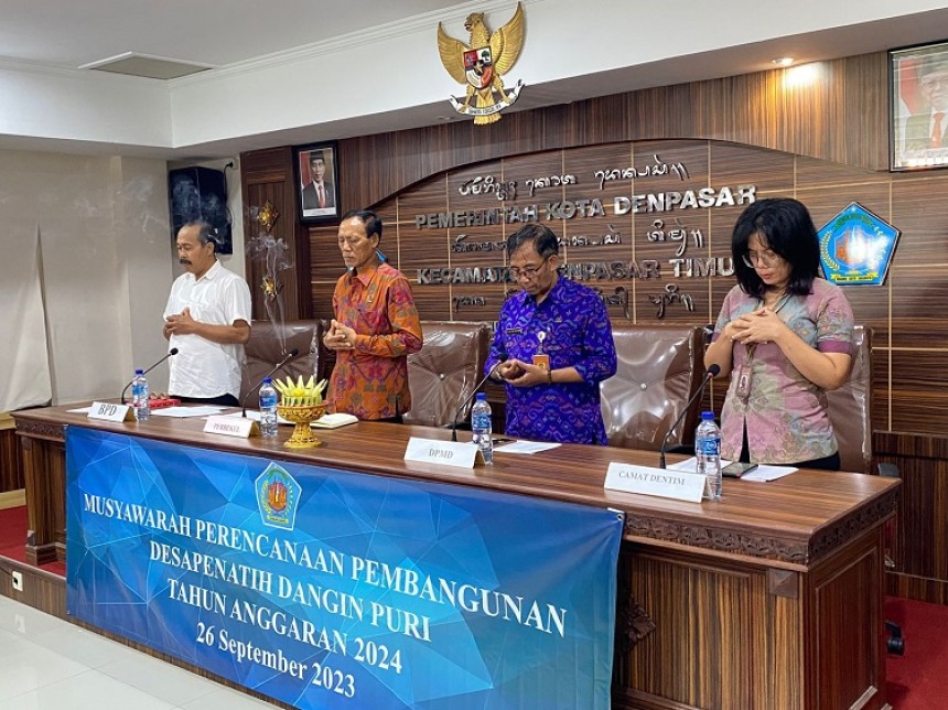 Musyawarah Perencanaan Pembangunan Desa Penatih Dangin Puri Tahun Anggaran 2024