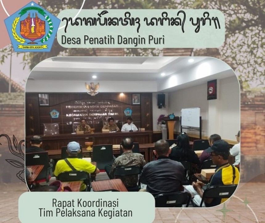 Rapat Koordinasi Tim Pelaksana Kegiatan (TPK)