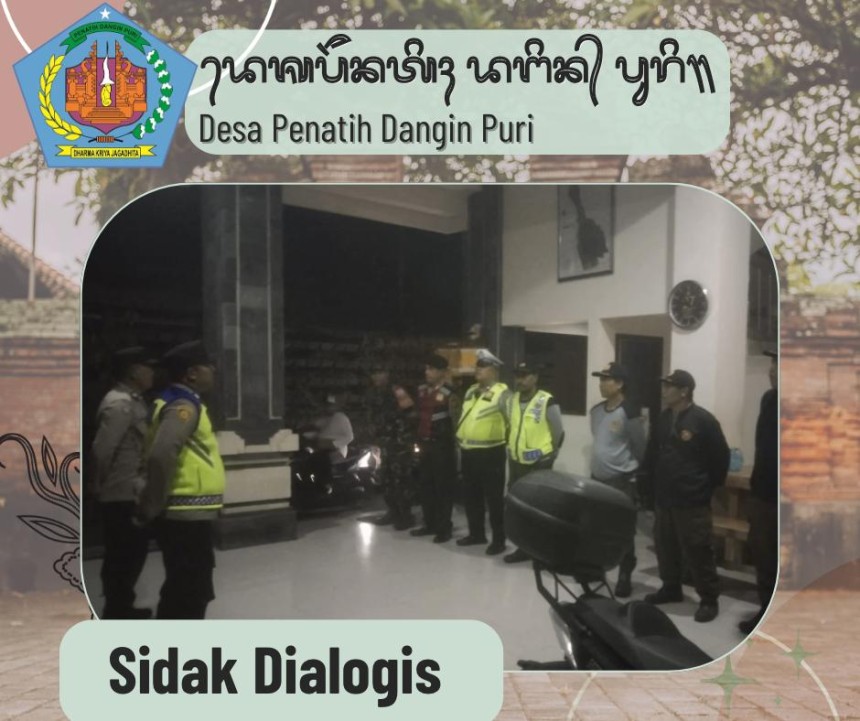 Sidak Dialogis di Dusun Taman